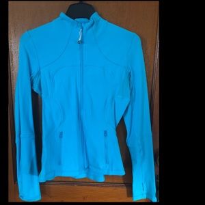 Lululemon Blue track Jacket. Size 6.